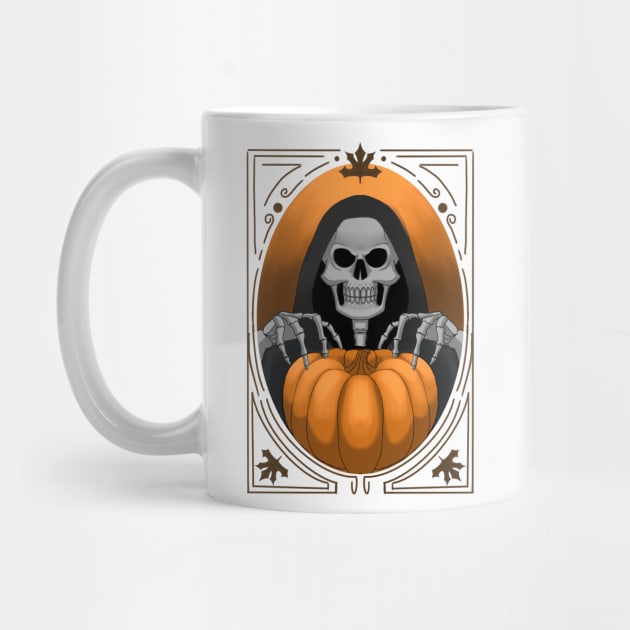 Deathly Pumpkin by Wolfy's Studio